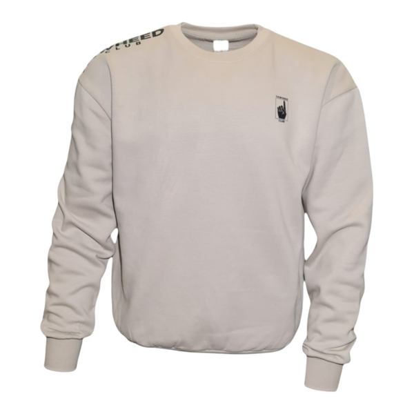 TC V1 Mens Heavy Cotton Winter Drop Shoulder Sweatshirt - Natural Stone