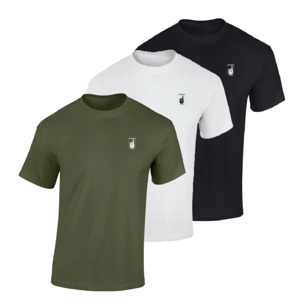 TC Mens 3 Pack Premium Heavy 100% Cotton T-Shirt